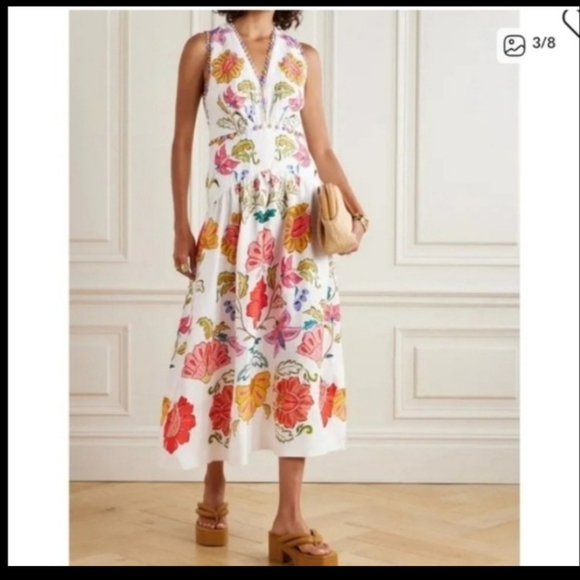 Farm Rio Floral Insects Mididress - Picture 4 of 5